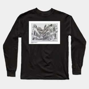 The walled City of Quebec, Canada Long Sleeve T-Shirt